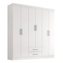 Ver imagem 5 de Guarda-Roupa Casal 6 Portas 2 Gavetas Kioto