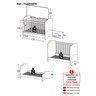 Berço Americano 3 em 1 para Colchão 70 X 130 Cm Nuvem Multimóveis Fg0536pa Branco - 4