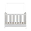 Ver imagem 6 de Berço Americano 3 em 1 para Colchão 70 X 130 Cm Nuvem Multimóveis Fg0536pa Branco