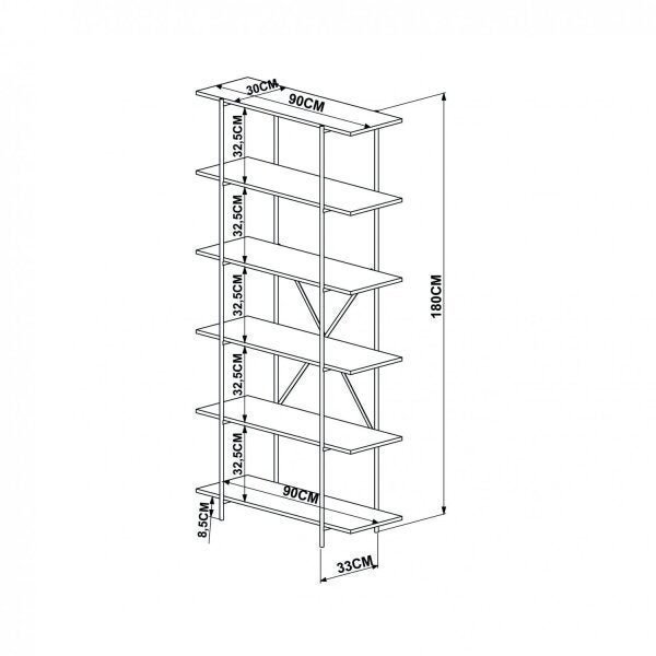 Estante Industrial 6 Prateleiras Tube  - 3