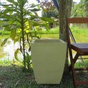 Ver imagem 2 de Vaso Planta 45x35 Moderno Trapézio Polietileno - AREIA 001