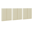 Ver imagem 2 de Cabeceira Cama Casal King Modulo 1,95 Itália Estofada Suspensa - Areia Suede