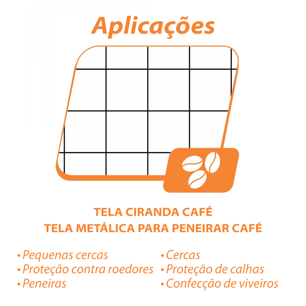 Tela Ciranda Café 0,80x12,5m Malha 4 Fio 22 Rino Agro - 3
