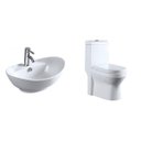 Ver imagem 1 de Conjunto para Banheiro Vaso Sanitário com Caixa Acoplada Monobloco e Cuba de Apoio Adamas