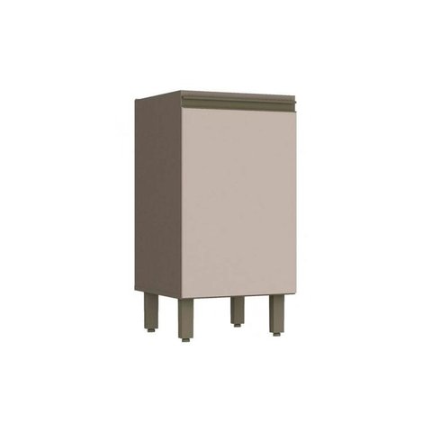 Módulo Cozinha Henn Connect Balcão c/ 1 Porta s/ Tampo Duna/Cristal