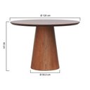 Ver mais imagens de Conjunto Mesa Cone 4 Lugares com Cadeiras Lyon 120cm