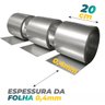 Bobina Chapa Aluminio Gibafer 10 Metros - 20 Cm X 0,4mm - 2