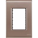 Ver imagem 1 de Placa 3 Postos 4x2 Tramontina Liz Ouro Velho Tramontina