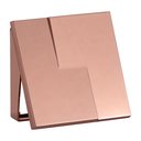Ver imagem 6 de Kit Acabamento Descarga Hydra Padrão Deca e Docol + 2 Registro Chuveiro Rose Gold Brilhante Alavanca