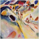 Ver imagem 2 de Quadro Kandinsky Paisagem Tela No Chassi 80X80Cm