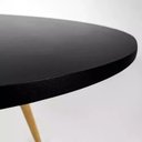 Ver imagem 7 de Mesa de Jantar Redonda Eames Eiffel Wood 80cm Preta – Tampo Mdf Base em Madeira e Metal