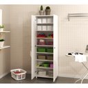 Ver imagem 3 de Armário Multiuso/sapateira 7 Prateleiras 57cm Am3108 Tecno Mobili - Branco