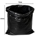 Ver imagem 2 de Saco para Lixo Preto Reciclado Resistente Reforçado 100 Litros 75cm x 105cm Pacote com 15 Unidades |