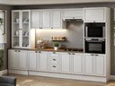 Ver imagem 2 de Cozinha Completa 6pçs Americana Branco/ebano C/ Tpo e Rodape