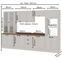 Ver imagem 5 de Cozinha Completa 6pçs Americana Branco/ebano C/ Tpo e Rodape