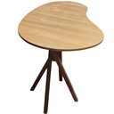 Ver imagem 5 de Mesa Orgânica Canto Jantar Home Office 90x60cm Pé Madeira Madeira Ecom Cor:Freijó