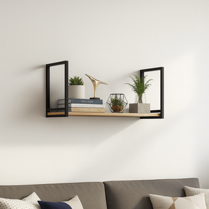 Prateleira Simples Estante Mdf 30x100cm Tipo Industrial