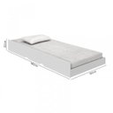 Ver imagem 3 de Cama Auxiliar Solteiro Branco