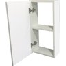 Gabinete Para Banheiro Armario Com Porta Branco Mdf Naval - 1