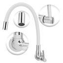 Ver imagem 2 de Torneira para Cozinha de Parede Tubo Gourmet Colorido 1/4v.:branco