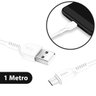 Cabo Carregador Usb Tipo C Android Rápido Turbo 1 Branco - 3
