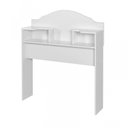 Ver imagem 2 de Cabeceira para Cama Box Solteiro 2 Nichos Evelyn Branco