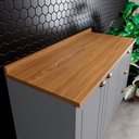 Ver imagem 1 de Tampo para Balcão 120cm Connect Marrom/Nature
