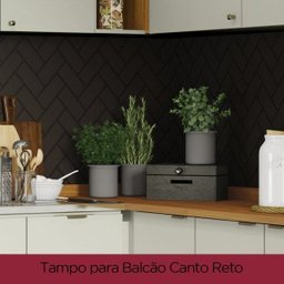 Tampo para Balcão Canto Reto Americana Nature - 2