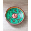 Ver imagem 4 de Incensário de Cerâmica Peruano Verde 11 Cm para 3 Incenso