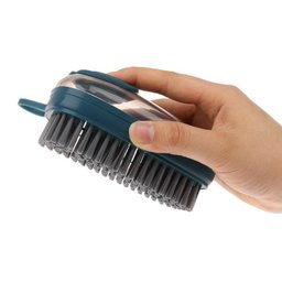 Escova Dispenser Limpeza Multifuncional 3 em 1 Reutilizavel Limpa Lava Esfrega - 2