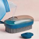 Ver imagem 5 de Escova Dispenser Limpeza Multifuncional 3 em 1 Reutilizavel Limpa Lava Esfrega