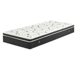 Cama Box Baú Solteiro Colchão Molas Bonnel + Box Sintético Bege 69x88x188 - 5