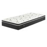 Cama Box Baú Solteiro Colchão Molas Bonnel + Box Sintético Bege 69x88x188 - 8