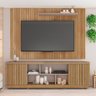 Rack com Painel Tv até 70 Polegadas Falcon Marrom Caemmun - 3