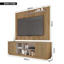 Ver imagem 4 de Rack com Painel Tv até 70 Polegadas Falcon Marrom Caemmun