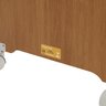 Mini Berço Moisés Trocador com Colchão Multifuncional 5x1 Branco/freijó - 9