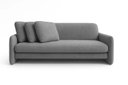 Ver imagem 6 de Sofá 3 Lugares Reclinavel Sala Moderna Vira Cama Moderno:cinza