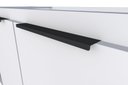 Ver imagem 5 de Gabinete Armário Cozinha Jupter 2.00 Mt 100% Aço P/ Pia -balção 200 Cm -4 Portas - 3 Gavetas:branco/
