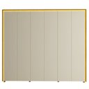 Ver imagem 5 de Guarda Roupa Lumina 6 Portas LED 100% MDF Off White Naturale - Gelius