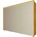 Ver imagem 4 de Guarda Roupa Lumina 6 Portas LED 100% MDF Off White Naturale - Gelius