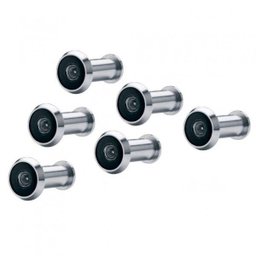 Kit 6 Olhos Mágicos para Porta 26 a 46mm  - 1