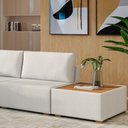 Ver imagem 6 de Sofá Agatha Canto com Chaise Pés em Madeira Design Moderno