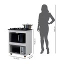 Ver imagem 6 de Kit Balcão para Cooktop Cozinha Kaiki Turim Branco com Fogão Cooktop 5 Bocas Tripla Chama Chamalux P