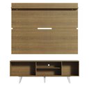 Ver imagem 7 de Rack Madesa Dubai e Painel para Tv até 65 Polegadas com Pés - Rustic/branco 6e6e