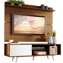 Ver imagem 2 de Rack Madesa Dubai e Painel para Tv até 65 Polegadas com Pés - Rustic/branco 6e6e