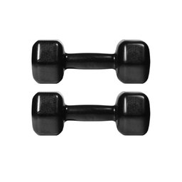 Par de Halteres Sextavado Revestido - 3 Kg - 2