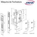 Ver imagem 7 de kit Fechadura Colonial Rústica porta Dupla com Espelho Cego