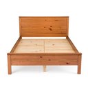 Ver imagem 4 de Quarto de Casal Completo com Guarda Roupa, Cômoda, Cama e 2 Mesas de Cabeceira Madma Marrom
