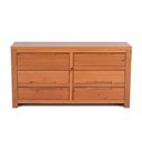 Ver imagem 2 de Quarto de Casal Completo com Guarda Roupa, Cômoda, Cama e 2 Mesas de Cabeceira Madma 