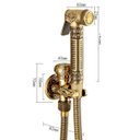 Ver imagem 5 de Ducha Higiênica Bronze Retrô Vintage Luxo Chuveirinho Bronze